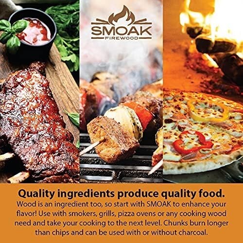 12x12x12 Box of Red Oak Cooking Wood Chunks - Quality for Smokers & Grills