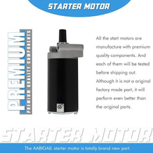 Load image into Gallery viewer, Kohler Starter Motor Replacement for 20HP-27HP Courage Engines 1999-1140051