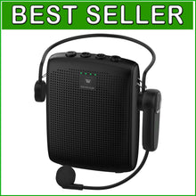 Load image into Gallery viewer, Rechargeable 15W Portable Voice Amplifier &amp; Headset for Indoor Use - Black