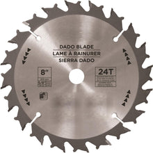 Load image into Gallery viewer, Heavy-Duty Dado Blade Set (8", 24 Tooth) for Smooth Wood Cuts - Safety Feature