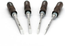Load image into Gallery viewer, Versatile Mortise Chisel Set - 4 Sizes (4/6/10/12 mm) with Comfortable Handles