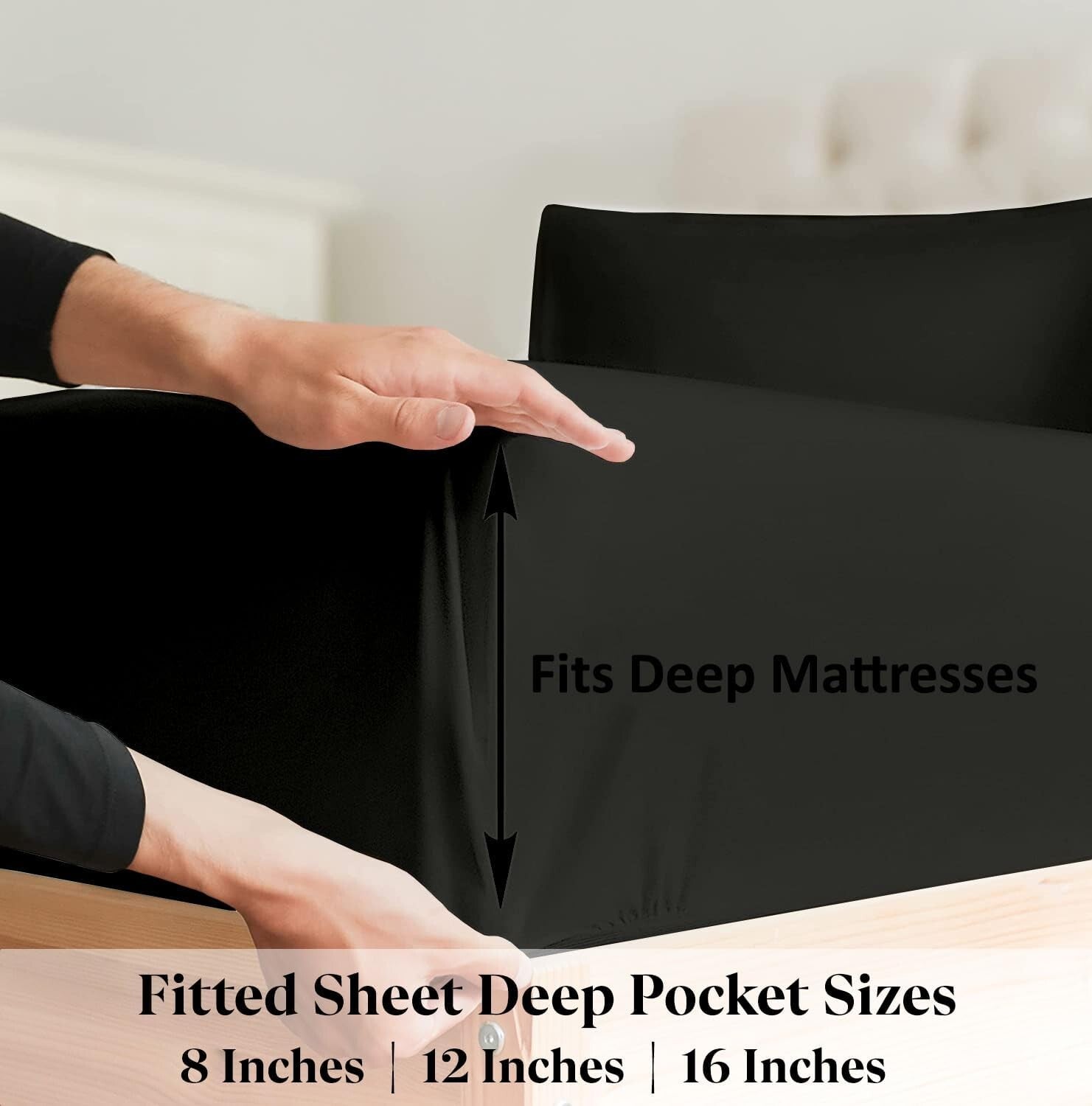 RV King Size Zipper Fitted Sheet - Durable Microfiber, Wrinkle & Fade Resistant