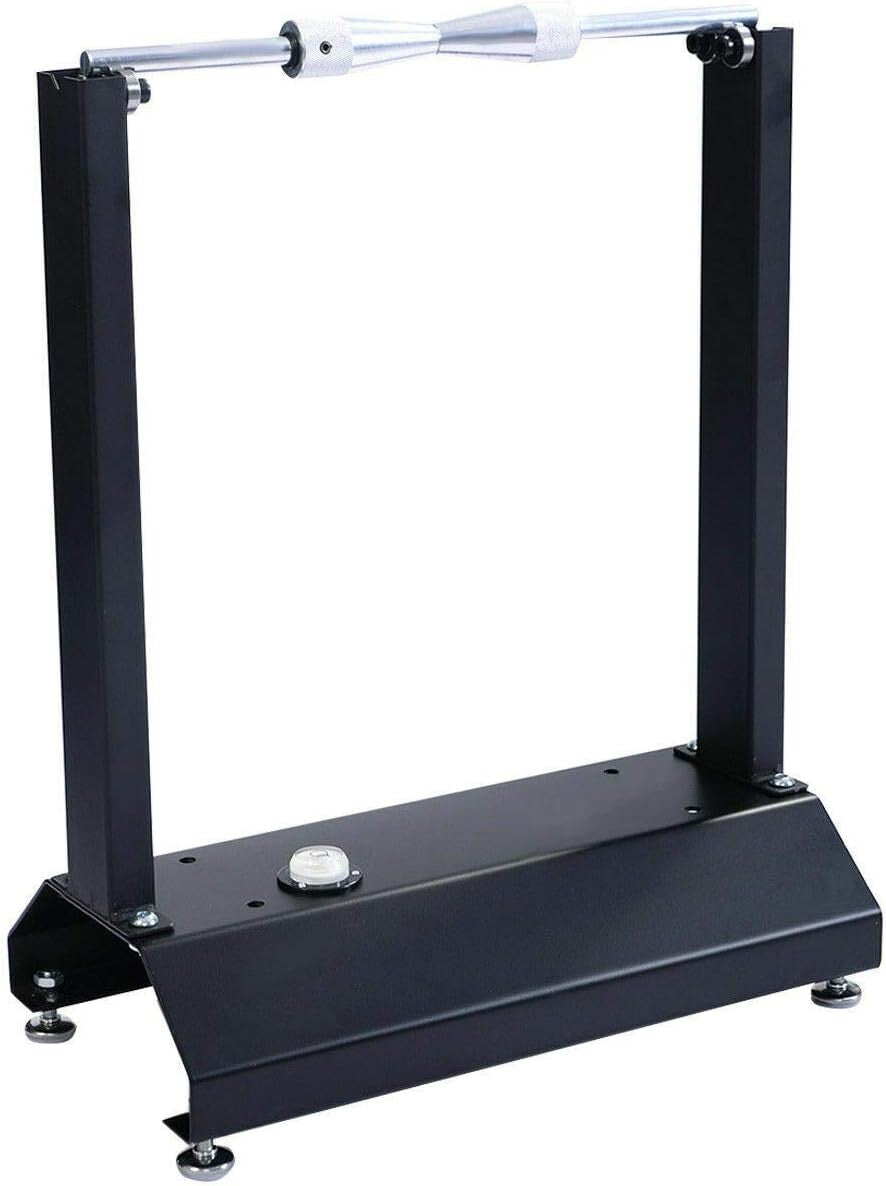 Heavy-Duty Tire Balancer & Wheel Truing Stand with Adjustable Centering Cones
