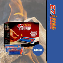 Load image into Gallery viewer, Sustainable EZ Fire Starters - Fast, Safe Fire Lighters for Campfires &amp; Grills