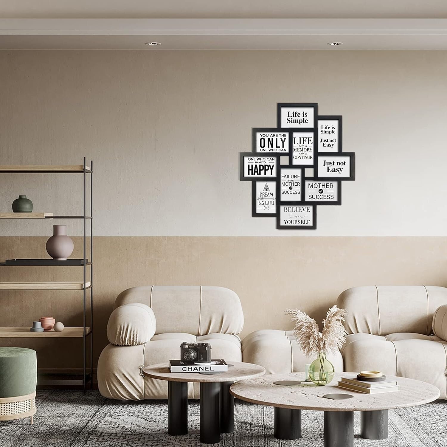 Create Stunning Memories with 10-Opening 4x6 Black Collage Picture Frame