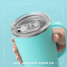 Load image into Gallery viewer, 18oz Insulated Travel Mug with Handle - Keeps Drinks Hot &amp; Cold for Hours