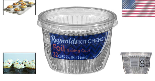 768 Count Multicolor Foil Cupcake Liners - Perfect for Parties & Baking Ease