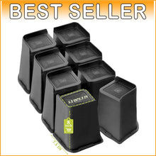 Load image into Gallery viewer, Sturdy Bed Risers 8 Inch Heavy Duty – Ideal Lift for Furniture &amp; Storage Space