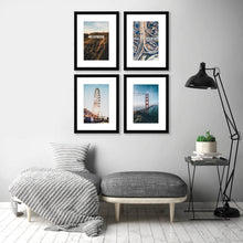 Load image into Gallery viewer, Classic Black Photo Frames - 12x16/8x12 Set of 4 for Vertical/Horizontal Display