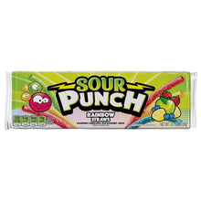 Load image into Gallery viewer, Vibrant Rainbow Fruit Flavor Straws - Chewy Sweet &amp; Sour Pack (4.5oz, 24 Count)