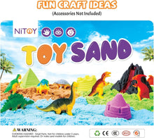 Load image into Gallery viewer, Safe 11lb Moldable Sand Set - 5 Bright Colors for Imagination &amp; Creativity