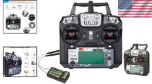 Load image into Gallery viewer, Bidirectional 2.4GHz AFHDS RC System: 6-Channel Transmitter &amp; Receiver Set