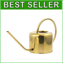 Load image into Gallery viewer, Lightweight Vintage Gold Watering Can - Ergonomic Design, No Assembly Needed