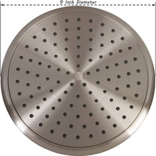 Load image into Gallery viewer, High Flow 2.5 GPM 9-Inch Shower Head with Easy Installation and Durable Design