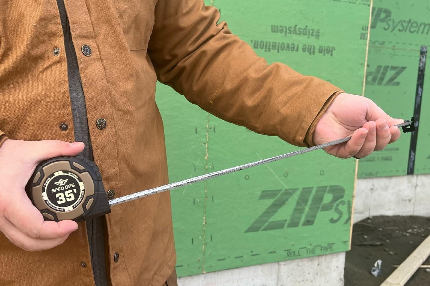 35-Foot Elite Tape Measure: Military-Grade, Double-Sided Blade & Safety Features