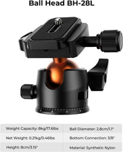 Load image into Gallery viewer, Effortless Outdoor Shooting with 64 Inch Lightweight Tripod &amp; Smartphone Clip