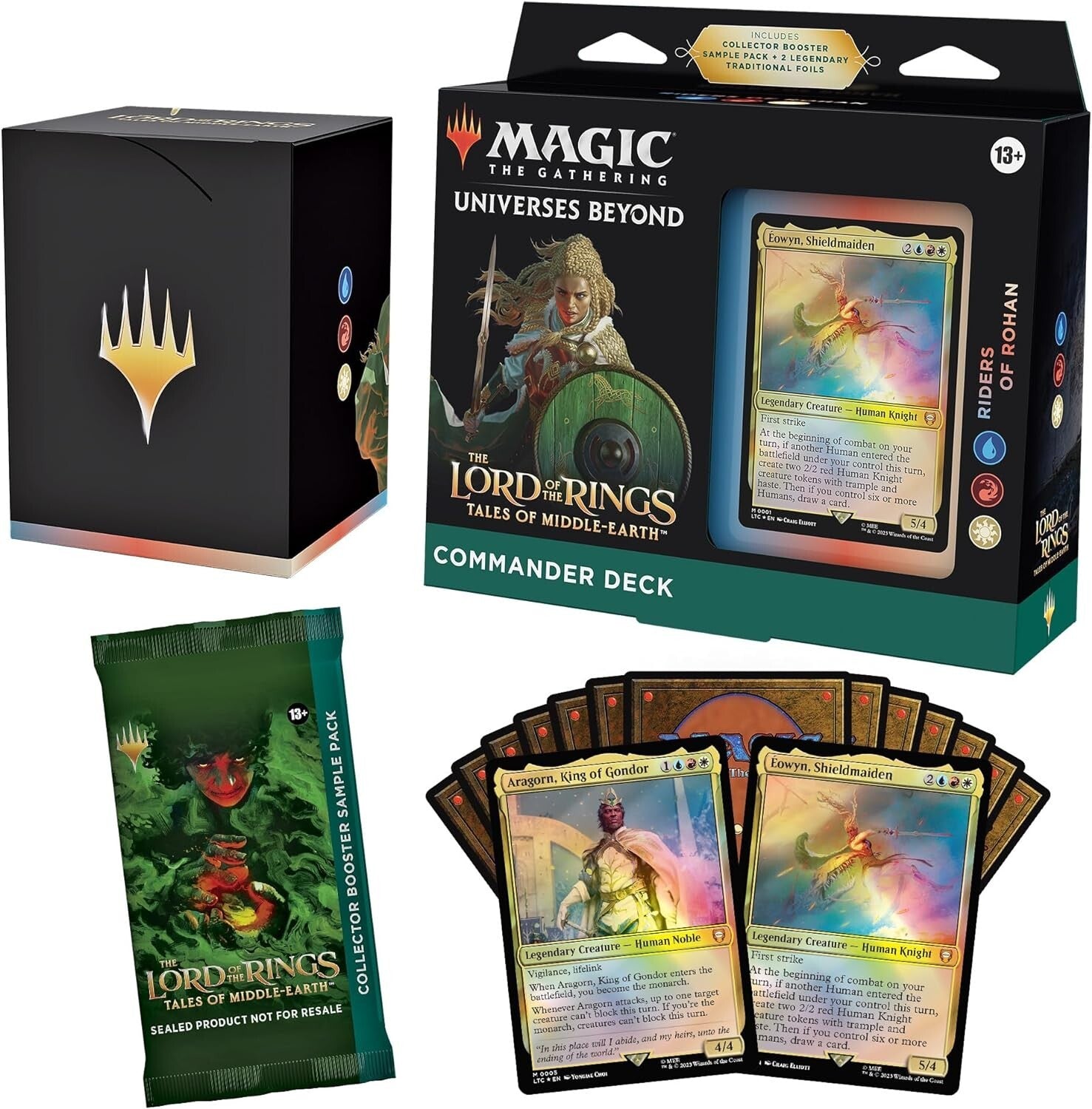 4-Pack LOTR Commander Decks – Unique Gameplay & Collector's Boosters Included
