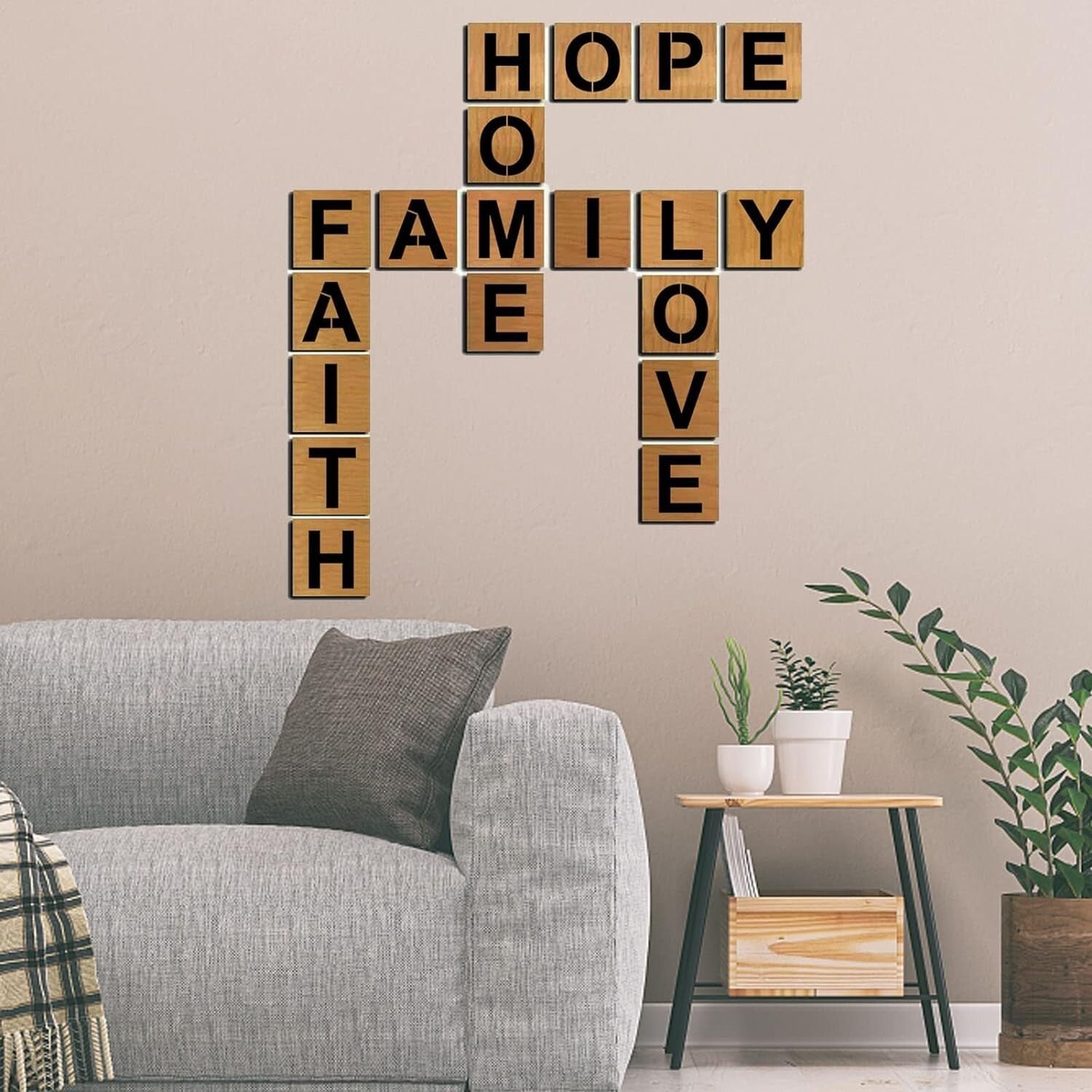 Classic 18-Inch Stencil Set - 36 Reusable Plastic Templates for DIY Projects