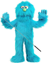 Load image into Gallery viewer, Professional-Grade 30-Inch Blue Monster Puppet - Ventriloquist Fun for Kids