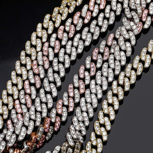 Load image into Gallery viewer, Chunky Cuban Link Anklet - 14K Gold 6x Plated with Sparkling Cubic Zirconia