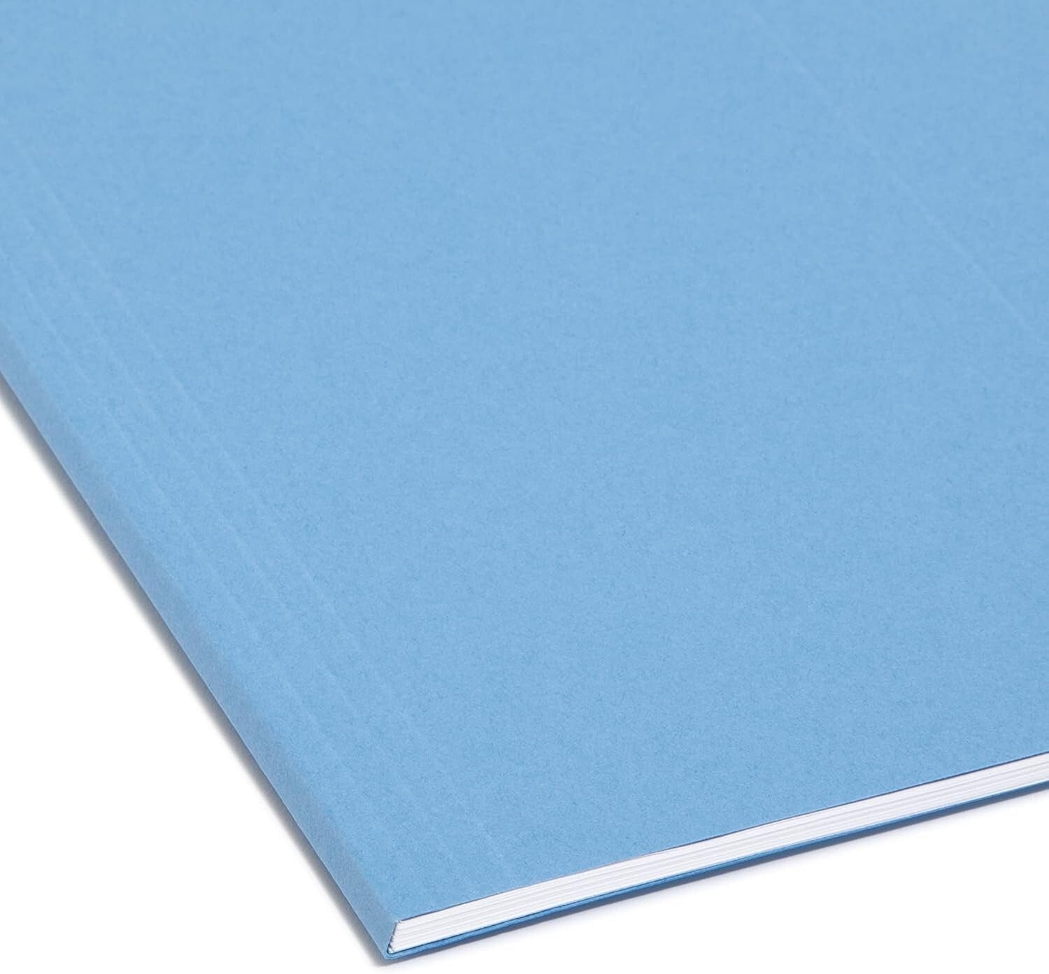 FasTab 200 Count Blue Hanging File Folders - Easy Labeling & Access, Letter Size