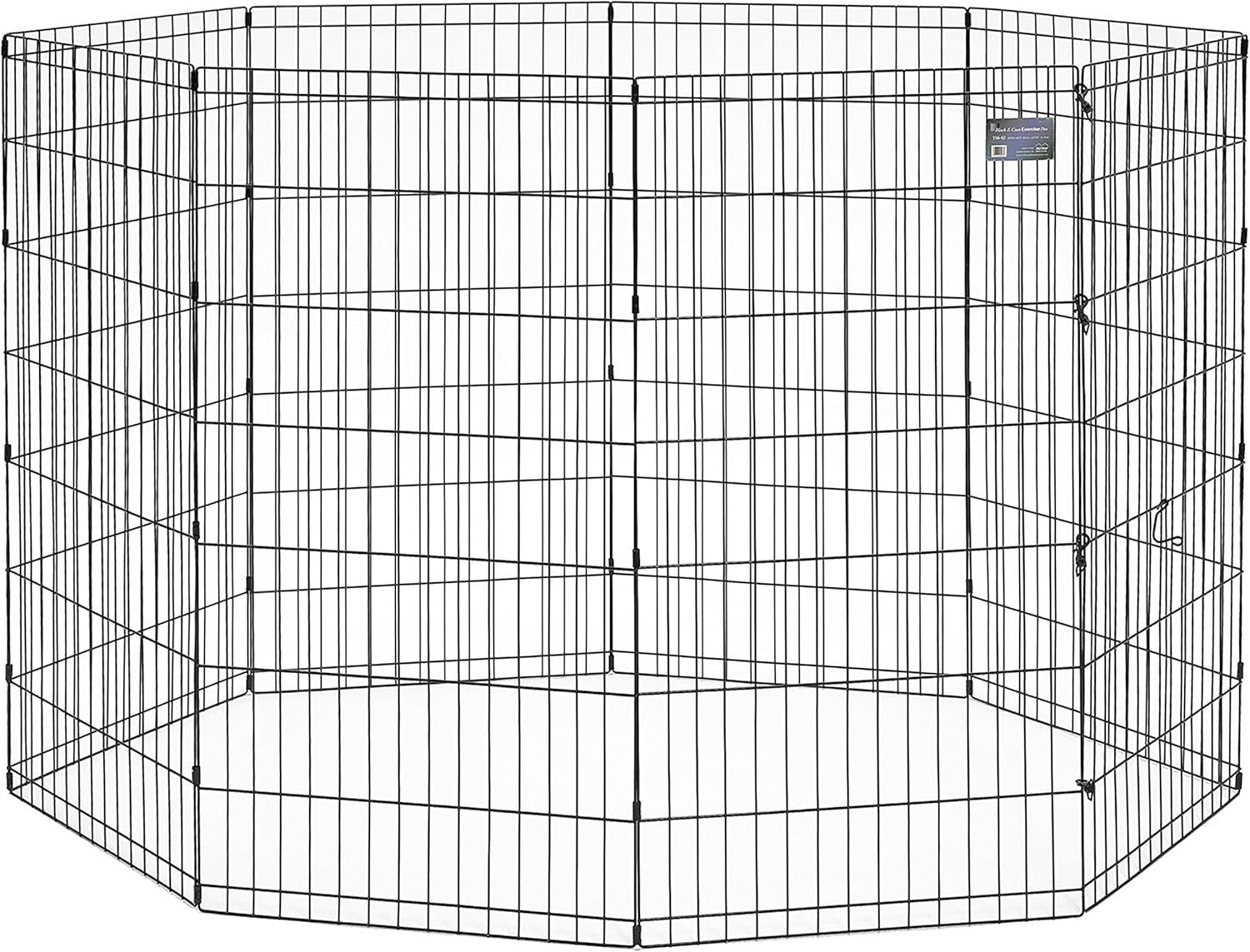 Secure & Spacious Pet Exercise Pen, 24" W x 48" H - Ideal for Indoor/Outdoor Use