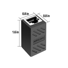 Load image into Gallery viewer, 20-Pack Shielded RJ45 Couplers - Female to Female, Ideal for Extended Ethernet
