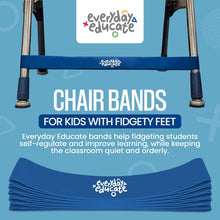 Load image into Gallery viewer, Chair Bands for Kids - Engage Muscles &amp; Improve Focus - 24 Rubber Fidget Bands