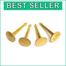 Load image into Gallery viewer, Solid Brass Survey Stakes: Unobtrusive Flush Markers for Property Boundaries