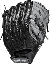 Load image into Gallery viewer, 2021 A360 Youth 12" Baseball Glove - Left Hand Pitcher, Black/Grey Utility