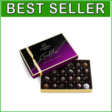 Load image into Gallery viewer, Gourmet Dark Chocolate Truffle Gift Box – 24 Pieces for Elegant Celebrations