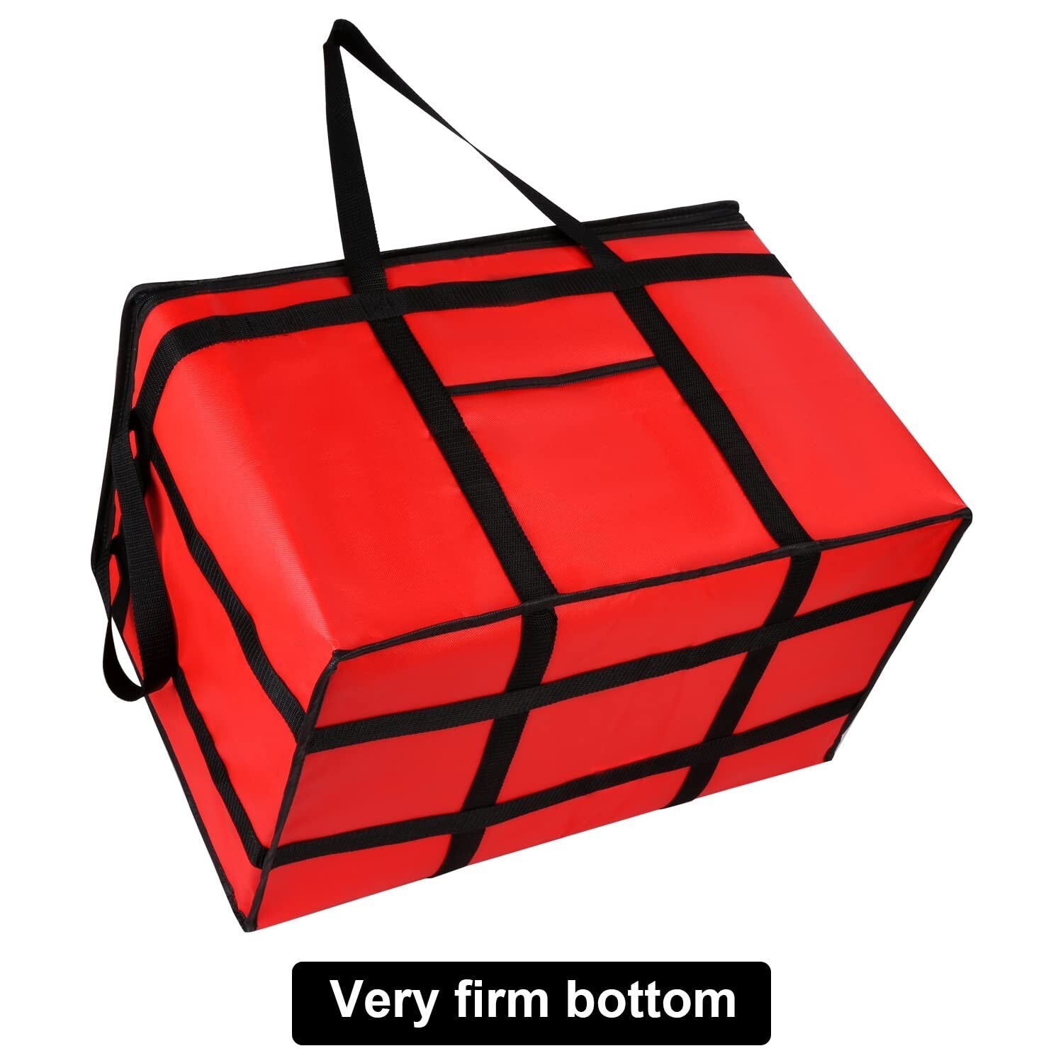 Spacious 4 Pack XXXL Food Delivery Bags - Durable & Eco-Friendly Solution