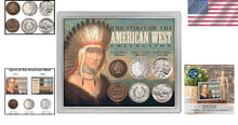 Load image into Gallery viewer, Spirit of The American West Penny &amp; Nickel Coin Collection with Acrylic Case