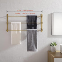 Load image into Gallery viewer, Rustproof Stainless Steel Ladder Towel Bar – Elegant 3-Tier Wall-Mounted Design