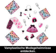Load image into Gallery viewer, Articulated Fearidescent Draculaura Doll with Mix-and-Match Fashion Accessories