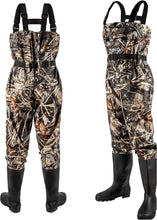 Load image into Gallery viewer, Lightweight Waterproof Fishing &amp; Hunting Waders with Comfortable Fit, Size 6-14