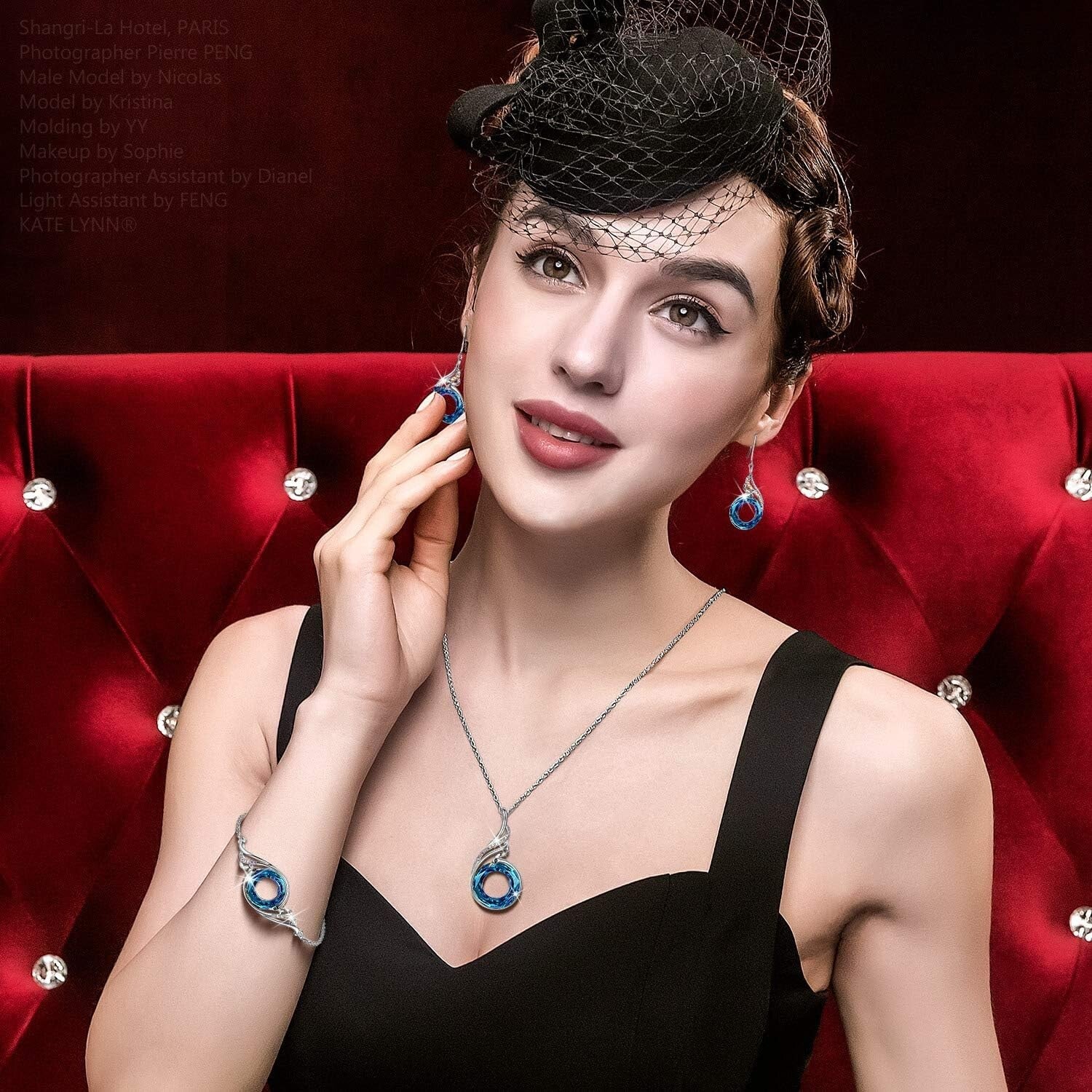 Charming Adjustable Phoenix Bracelet with Austrian Sparkles - Gift-Ready Jewelry