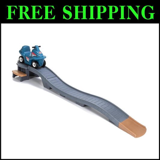 Durable Kids Roller Coaster Playset with 9-Foot Track - Safe Fun for Toddlers