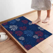 Load image into Gallery viewer, Stain Resistant Red, White, &amp; Blue Doormat - Festive Welcome Mat 18x30 Inches