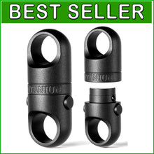 Load image into Gallery viewer, Titanium Magnetic Key Holder with Quick Release &amp; 360° Rotation for Everyday Use