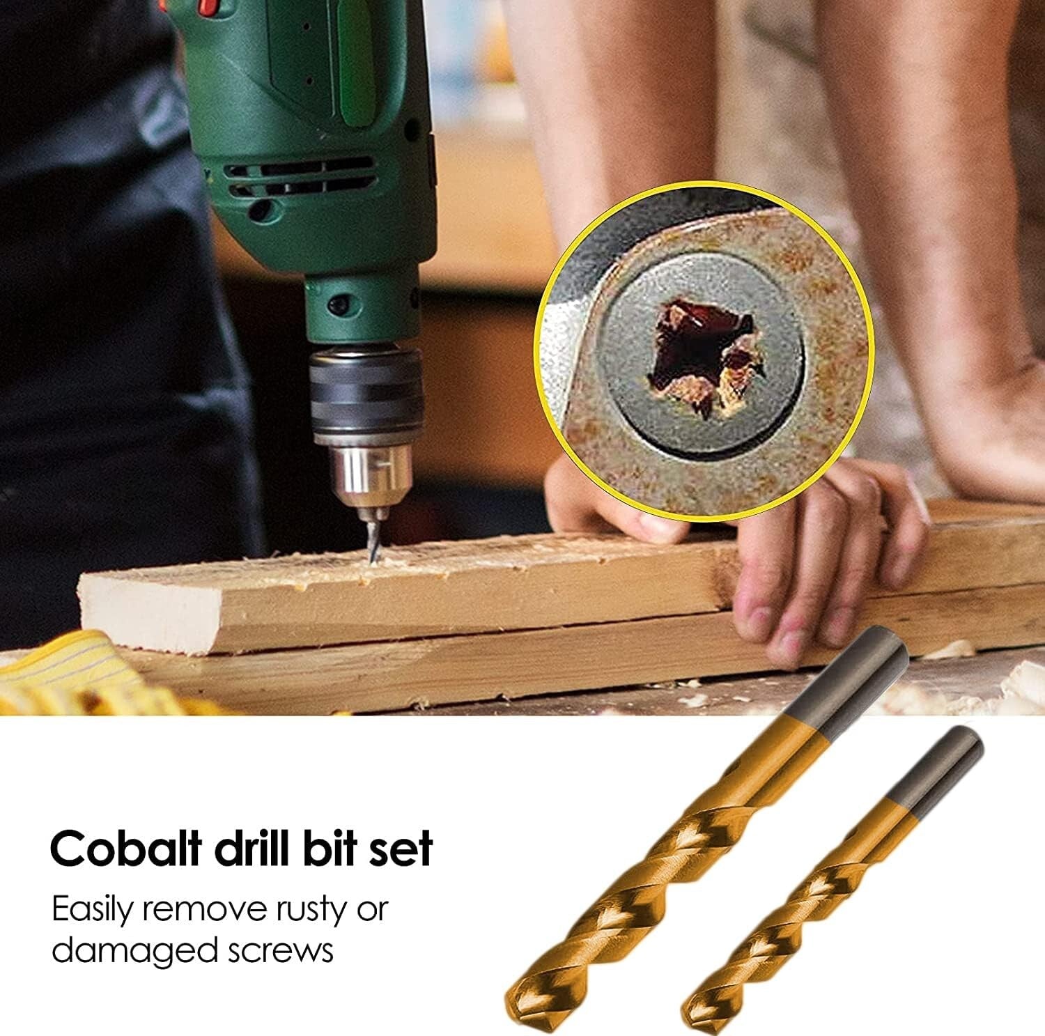 Comprehensive 26PC Screw & Bolt Kit with Easy-Out Extractor and Cobalt Drill Bit