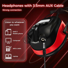 Load image into Gallery viewer, Noise-Reducing Headphones with Digital AM/FM Radio and Adjustable Ear Protection
