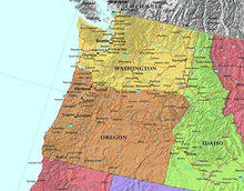 Load image into Gallery viewer, Extra Large 48x78 USA Wall Map - Ideal for Learning &amp; Reference