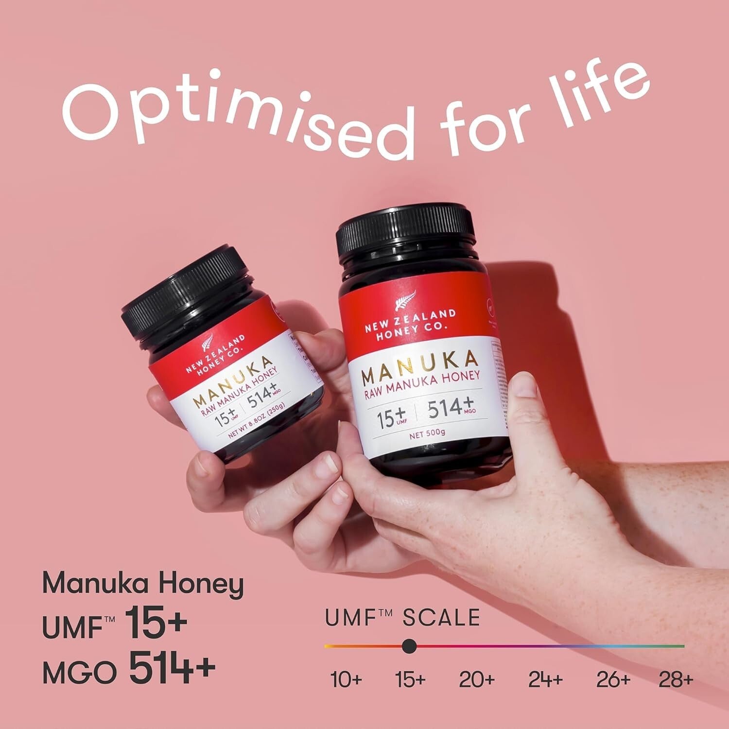 16oz Premium Manuka Honey UMF 15+ | MGO 514+ | Trusted Quality from New Zealand