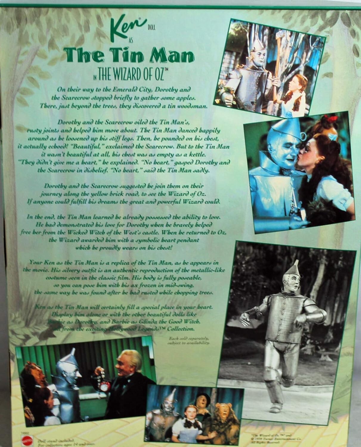 1997 Ken as the Tin Man Doll - Hollywood Legends Collectible from Wizard of Oz