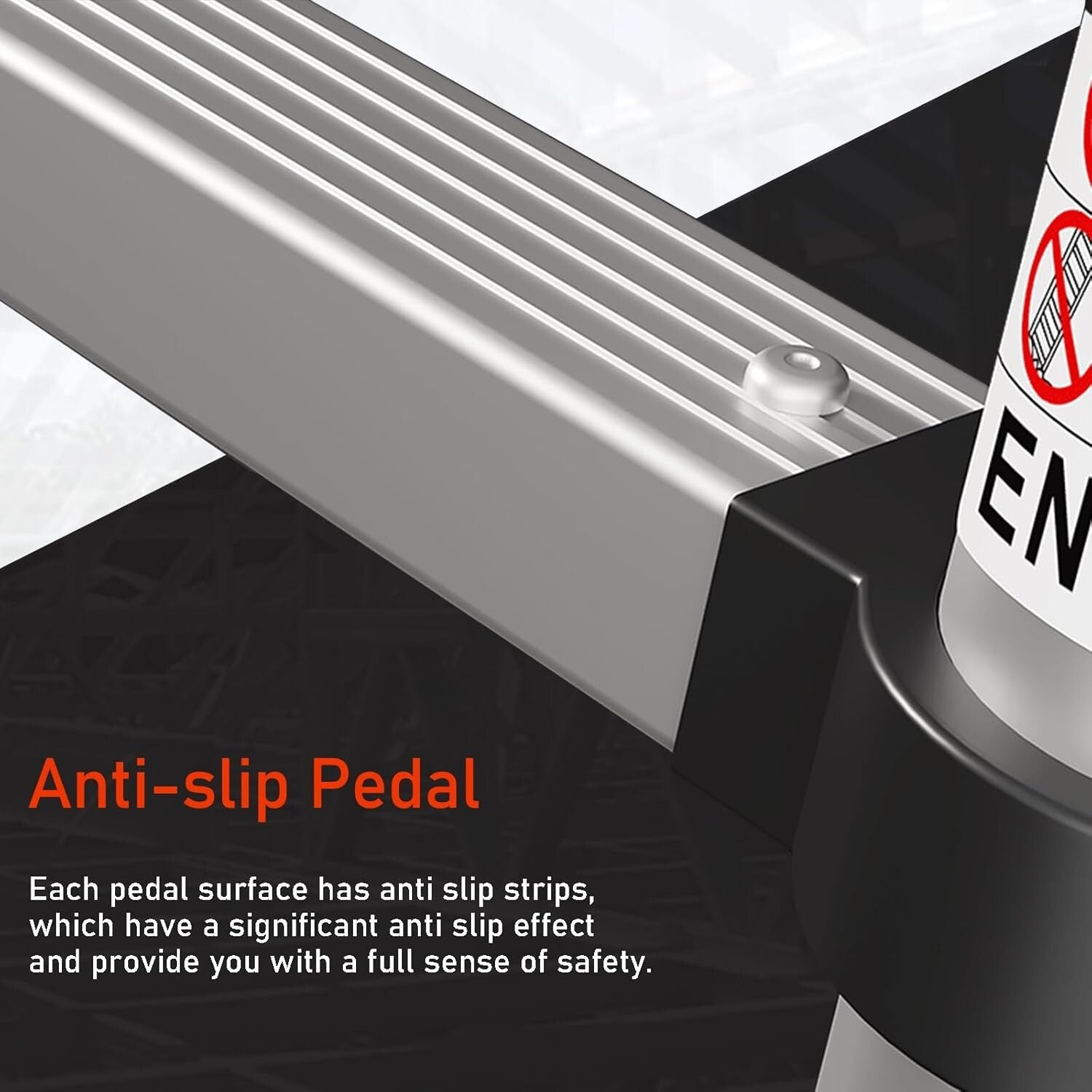 Premium Aluminum Telescoping Extension Ladder - 20FT, 330lbs Capacity, EN131