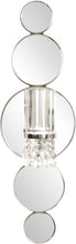 Load image into Gallery viewer, Captivating Mirrored Candle Sconce with Crystal Drops - Ideal for Elegant Spaces