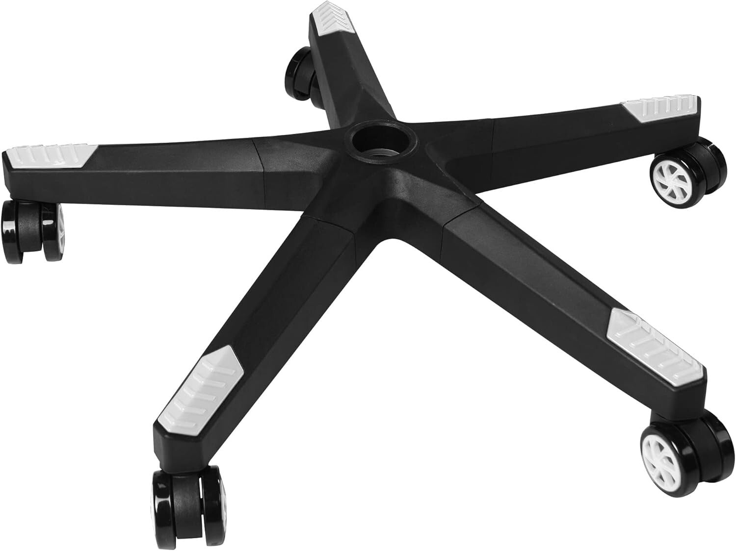 Durable 28-Inch Nylon Replacement Base with Smooth Glide Casters for Chairs