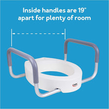 Load image into Gallery viewer, Easy Install Elevated Toilet Seat for Elongated Toilets - No Tools Required