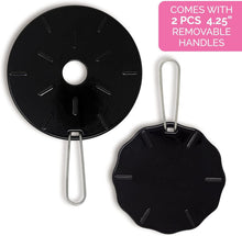 Load image into Gallery viewer, Set of 2 Cast Iron Heat Diffusers - 8.25'' &amp; 6.75'' for Gas and Electric Stoves